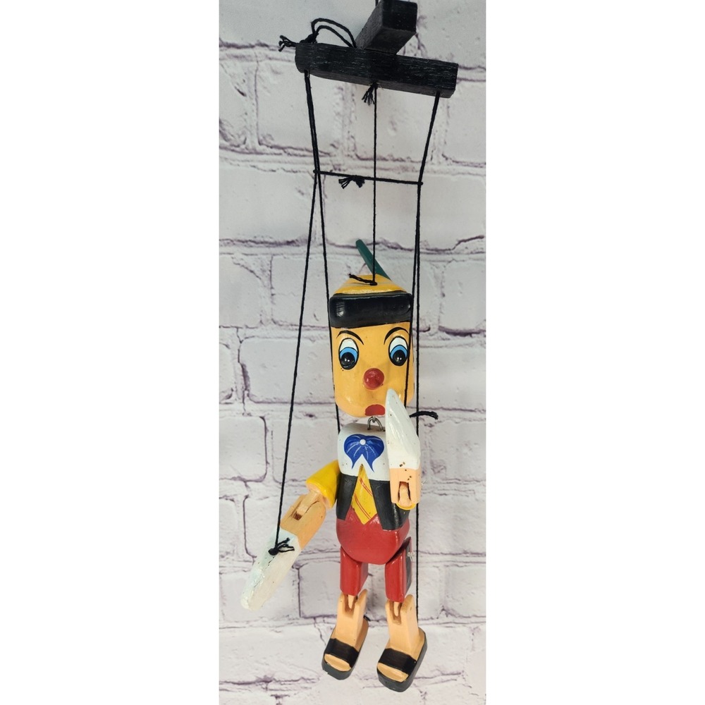 1950's Wooden Pinocchio Marionette‎ Disney